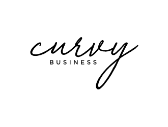 curvy business logo design by nurul_rizkon