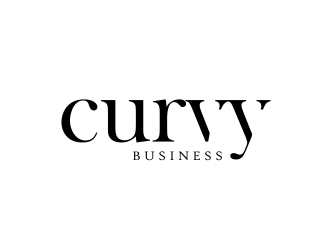 curvy business logo design by Louseven