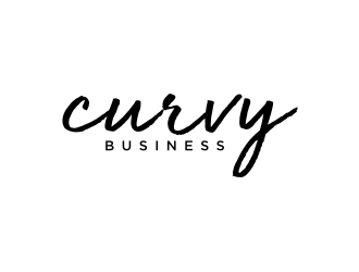 curvy business logo design by nurul_rizkon