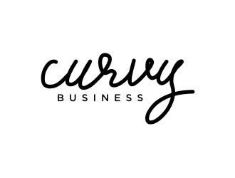 curvy business logo design by nurul_rizkon