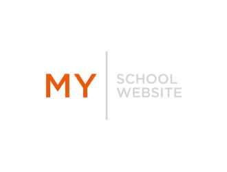 My School Website logo design by nurul_rizkon