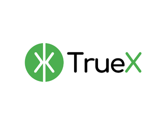 TrueX logo design by bomie