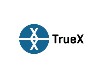 TrueX logo design by BlessedArt