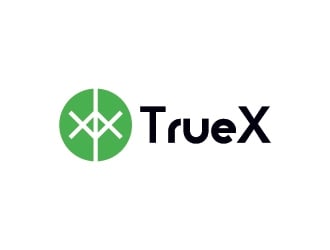 TrueX logo design by Fear