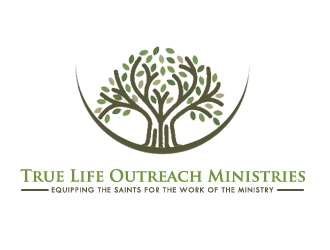 True Life Outreach Ministries logo design by nikkl