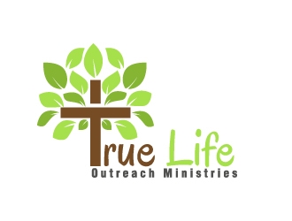 True Life Outreach Ministries logo design by usashi