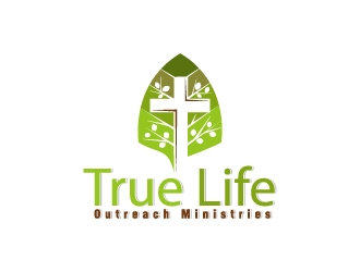 True Life Outreach Ministries logo design by usashi