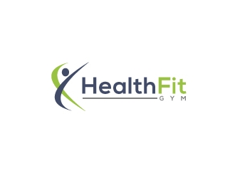 HealthFit Gym  logo design by jhanxtc