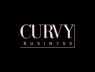 curvy business logo design by gcreatives