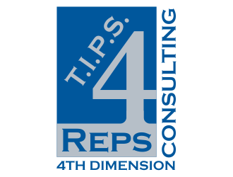 T.I.P.S. 4 Reps-4th Dimension Consulting logo design by ingepro