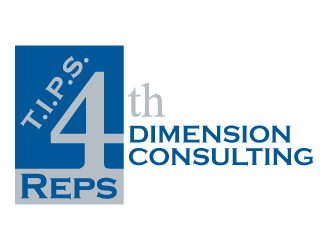 T.I.P.S. 4 Reps-4th Dimension Consulting logo design by torresace