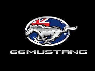 66 Mustang  logo design by DreamLogoDesign