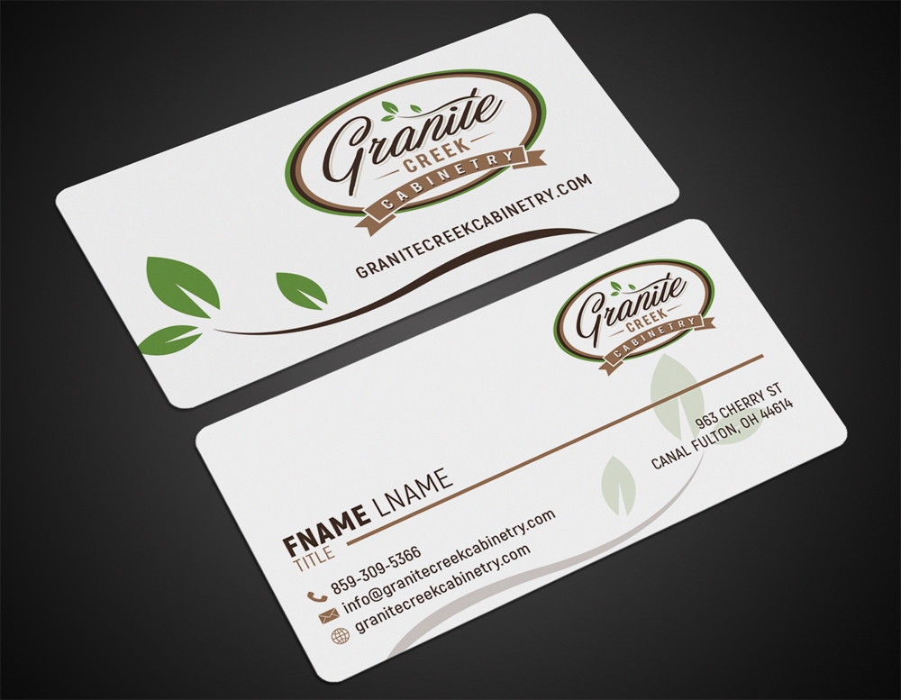 Granite Creek Cabinetry  logo design by aamir