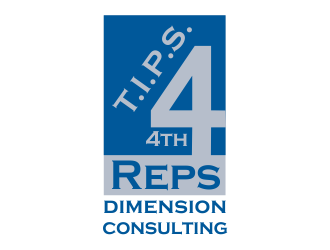 T.I.P.S. 4 Reps-4th Dimension Consulting logo design by Greenlight