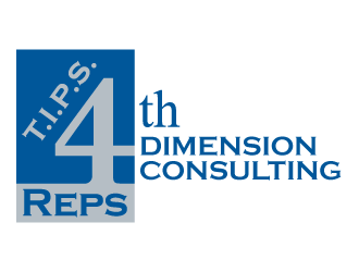 T.I.P.S. 4 Reps-4th Dimension Consulting logo design by torresace