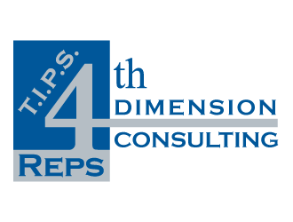 T.I.P.S. 4 Reps-4th Dimension Consulting logo design by torresace