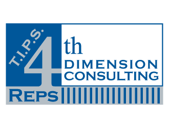 T.I.P.S. 4 Reps-4th Dimension Consulting logo design by torresace