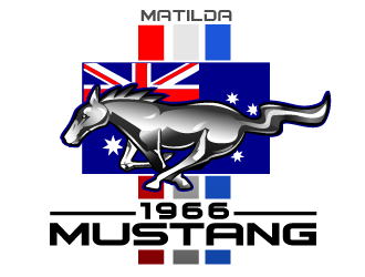 66 Mustang  logo design by THOR_