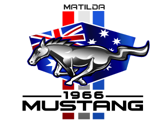 66 Mustang  logo design by THOR_