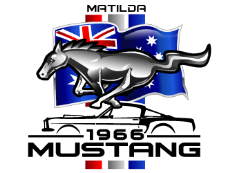 66 Mustang  logo design by THOR_