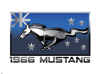 66 Mustang  logo design by Suvendu