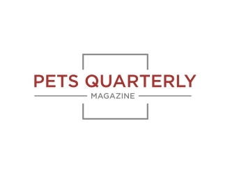 Pets Quarterly Magazine logo design by EkoBooM