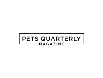 Pets Quarterly Magazine logo design by johana