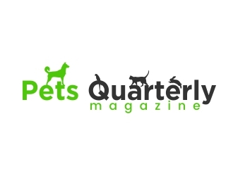 Pets Quarterly Magazine logo design by amar_mboiss