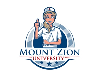 Mount Zion University logo design by DreamLogoDesign