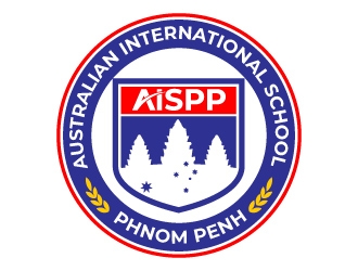 Australian International School Phnom Penh   (aka AISPP) logo design by jaize