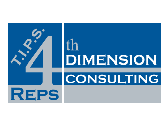 T.I.P.S. 4 Reps-4th Dimension Consulting logo design by torresace