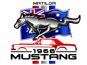 66 Mustang  logo design by THOR_