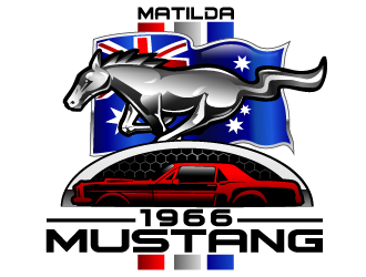 66 Mustang  logo design by THOR_