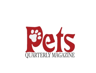 Pets Quarterly Magazine logo design by webmall