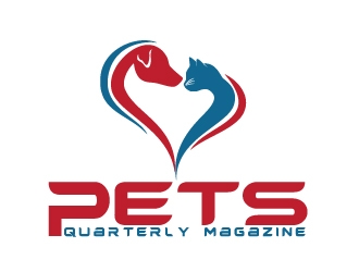 Pets Quarterly Magazine logo design by Dawnxisoul393