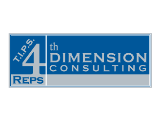 T.I.P.S. 4 Reps-4th Dimension Consulting logo design by torresace