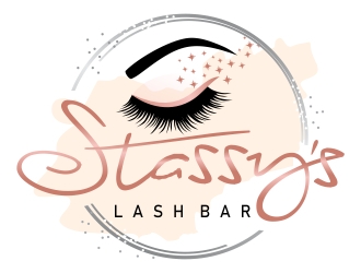 Stassys Lash Bar logo design by ruki