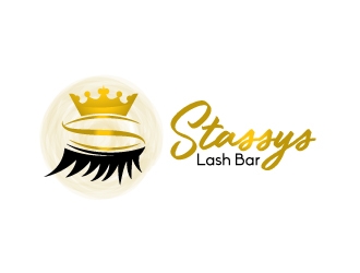 Stassys Lash Bar logo design by Suvendu