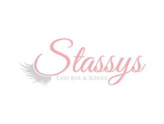 Stassys Lash Bar logo design by Boomstudioz