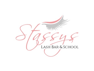 Stassys Lash Bar logo design by Boomstudioz