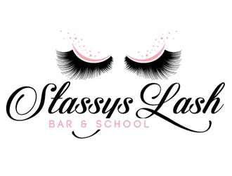 Stassys Lash Bar logo design by logoguy