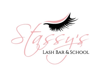 Stassys Lash Bar logo design by Boomstudioz