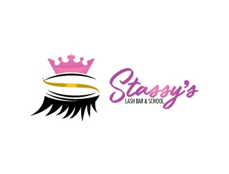 Stassys Lash Bar logo design by Suvendu