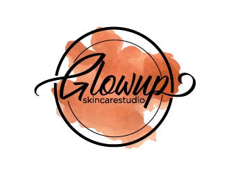 Glow Up Skincare Studio  logo design by Erasedink