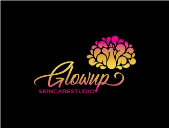 Glow Up Skincare Studio  logo design by Erasedink