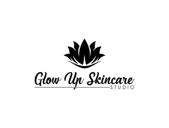 Glow Up Skincare Studio  logo design by Shina