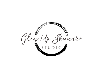 Glow Up Skincare Studio  logo design by Shina