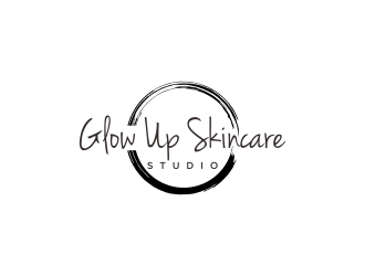 Glow Up Skincare Studio  logo design by Shina