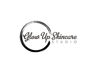 Glow Up Skincare Studio  logo design by Shina