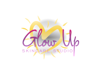 Glow Up Skincare Studio  logo design by Akli